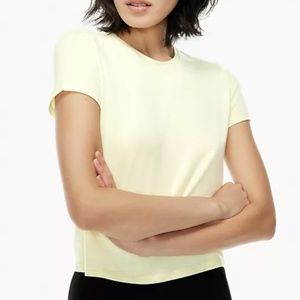 Aritzia Babaton Yellow short sleeve t-shirt M